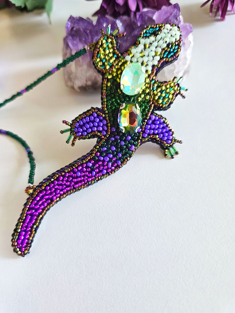 Indexkép: Forest gecko - necklace