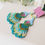 Miniaturbild: Blue Peacock - earrings