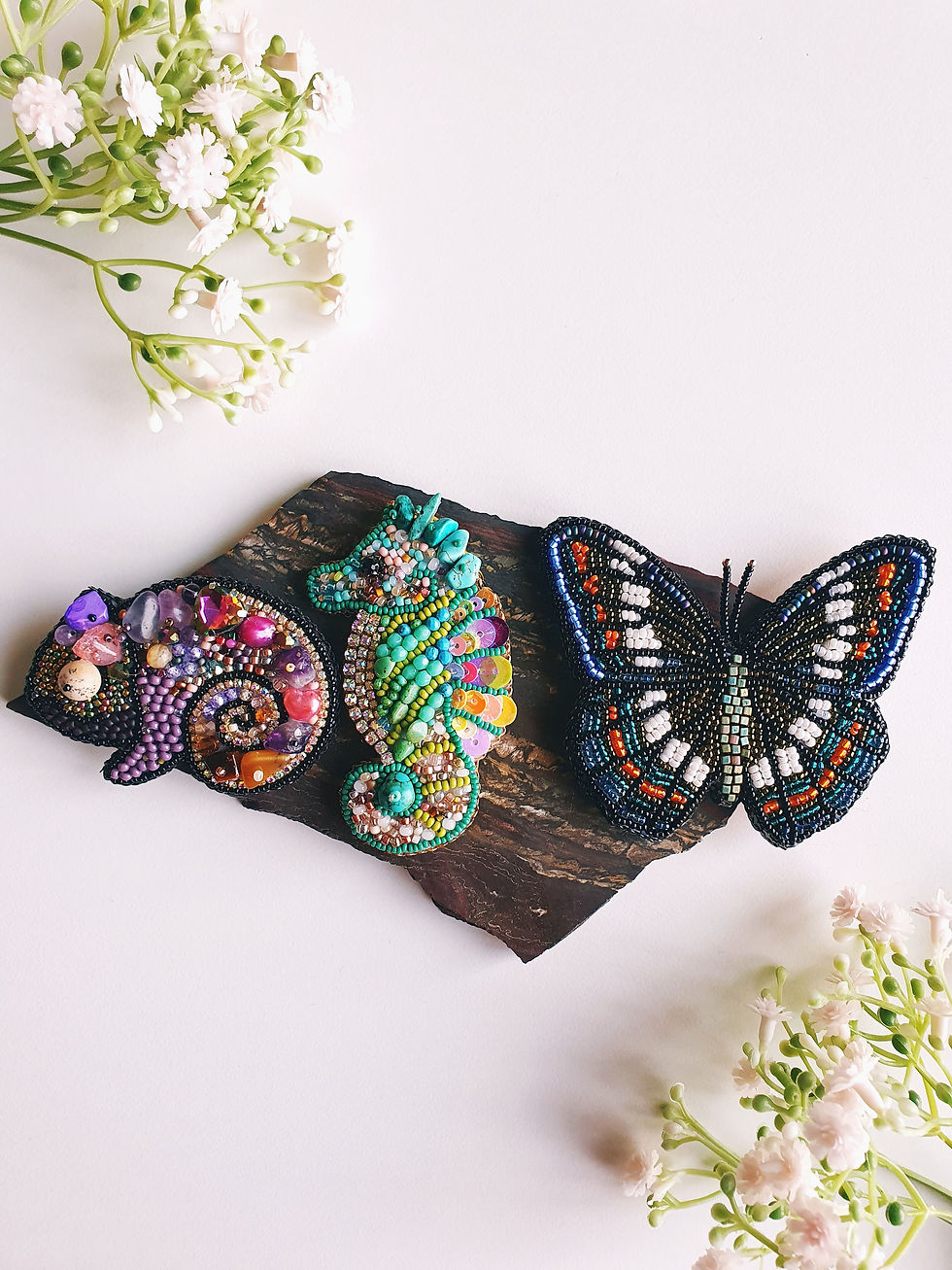 Indexkép: Chameleon purple - brooch