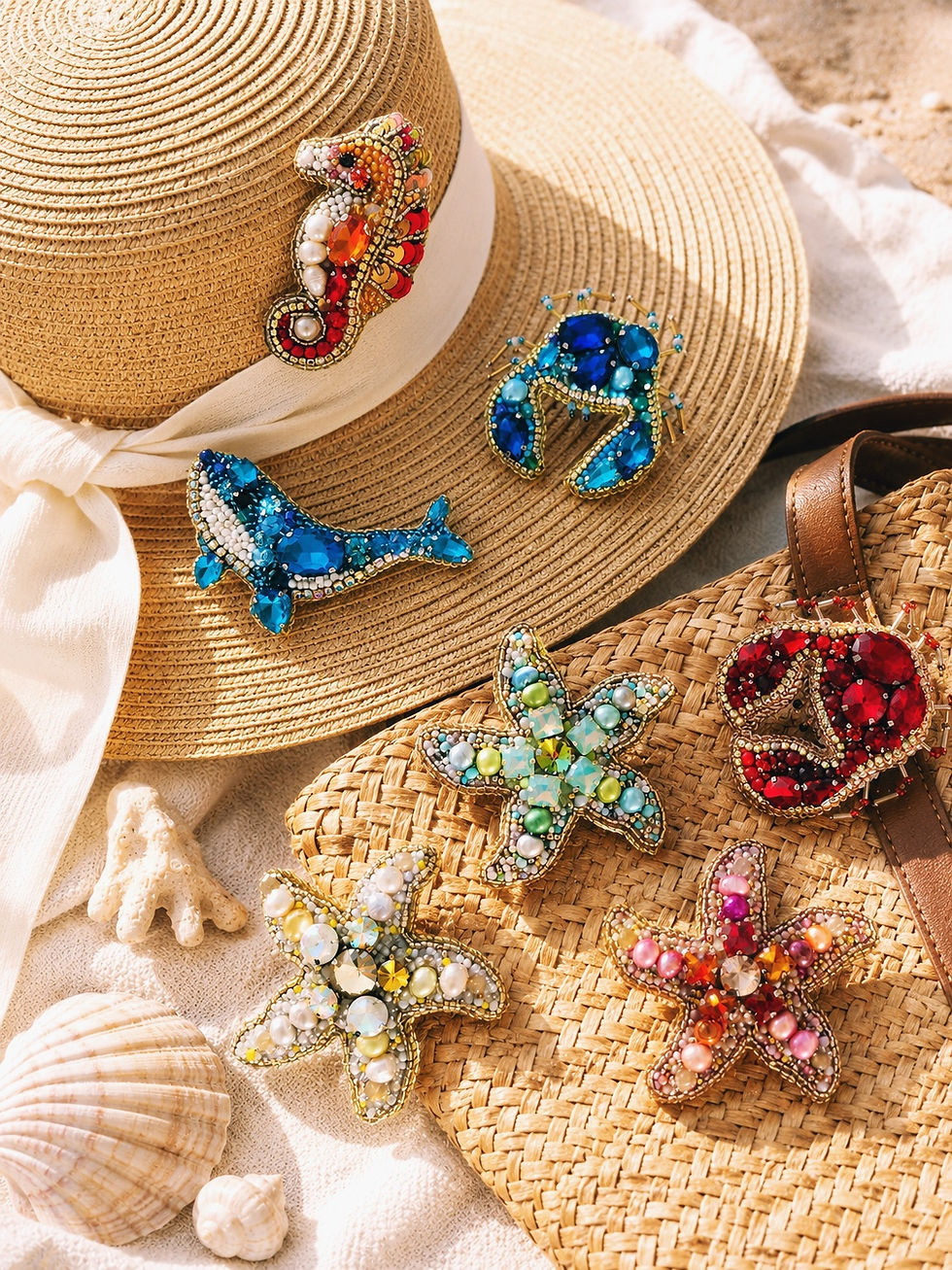 Thumbnail: Seehorse - brooch