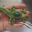 Thumbnail: Green Lizzard - necklace