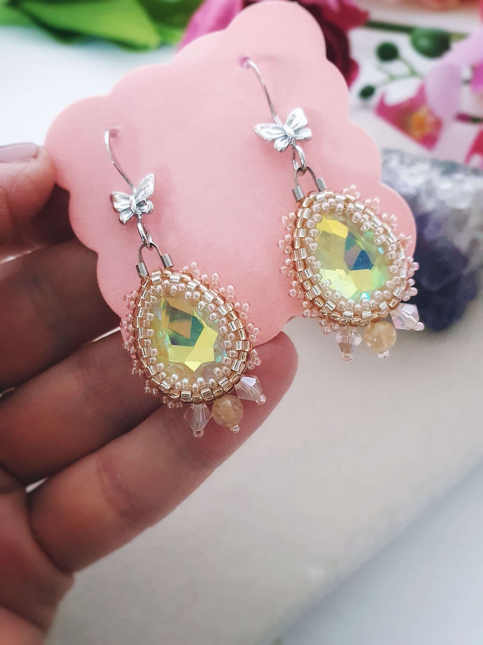 Miniaturbild: Topaz - earrings 
