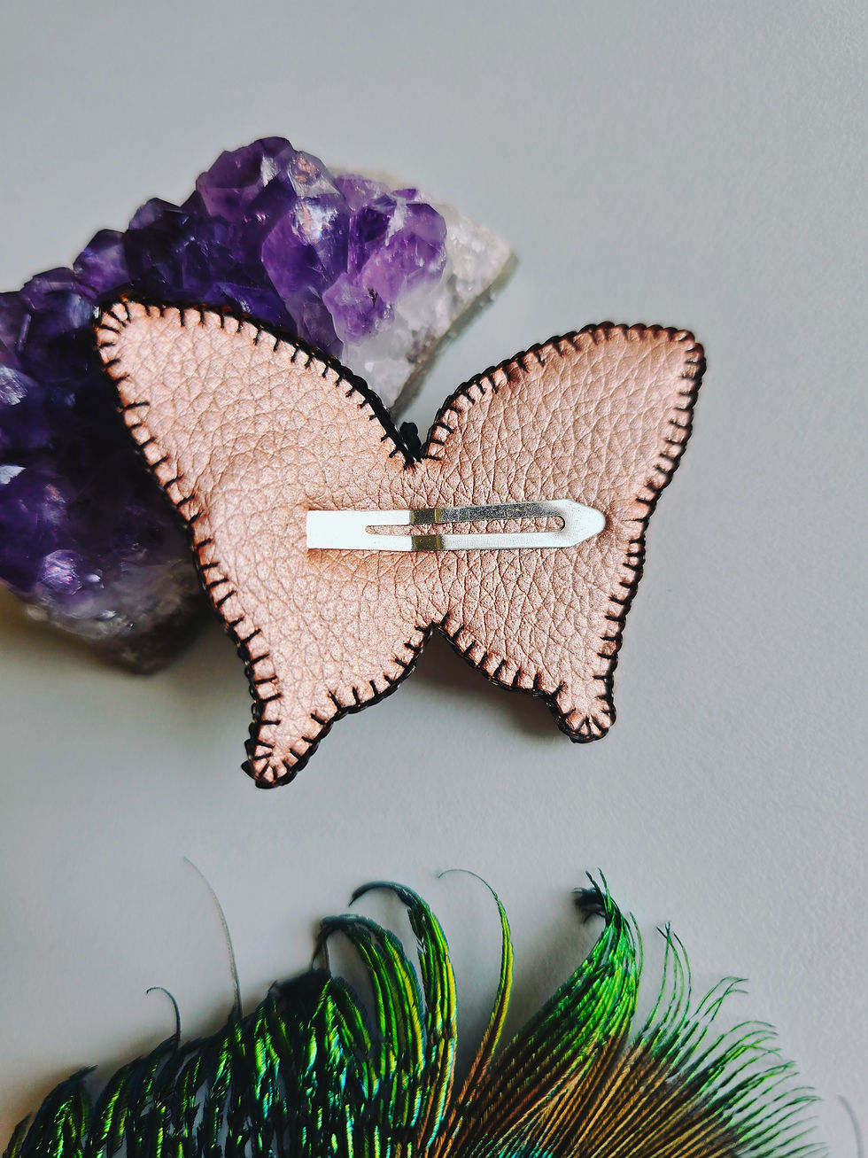 Miniaturbild: Swallowtail butterfly - small hairclip