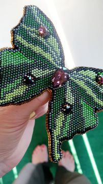 Miniaturbild: Emerald Swallowtail - brooch