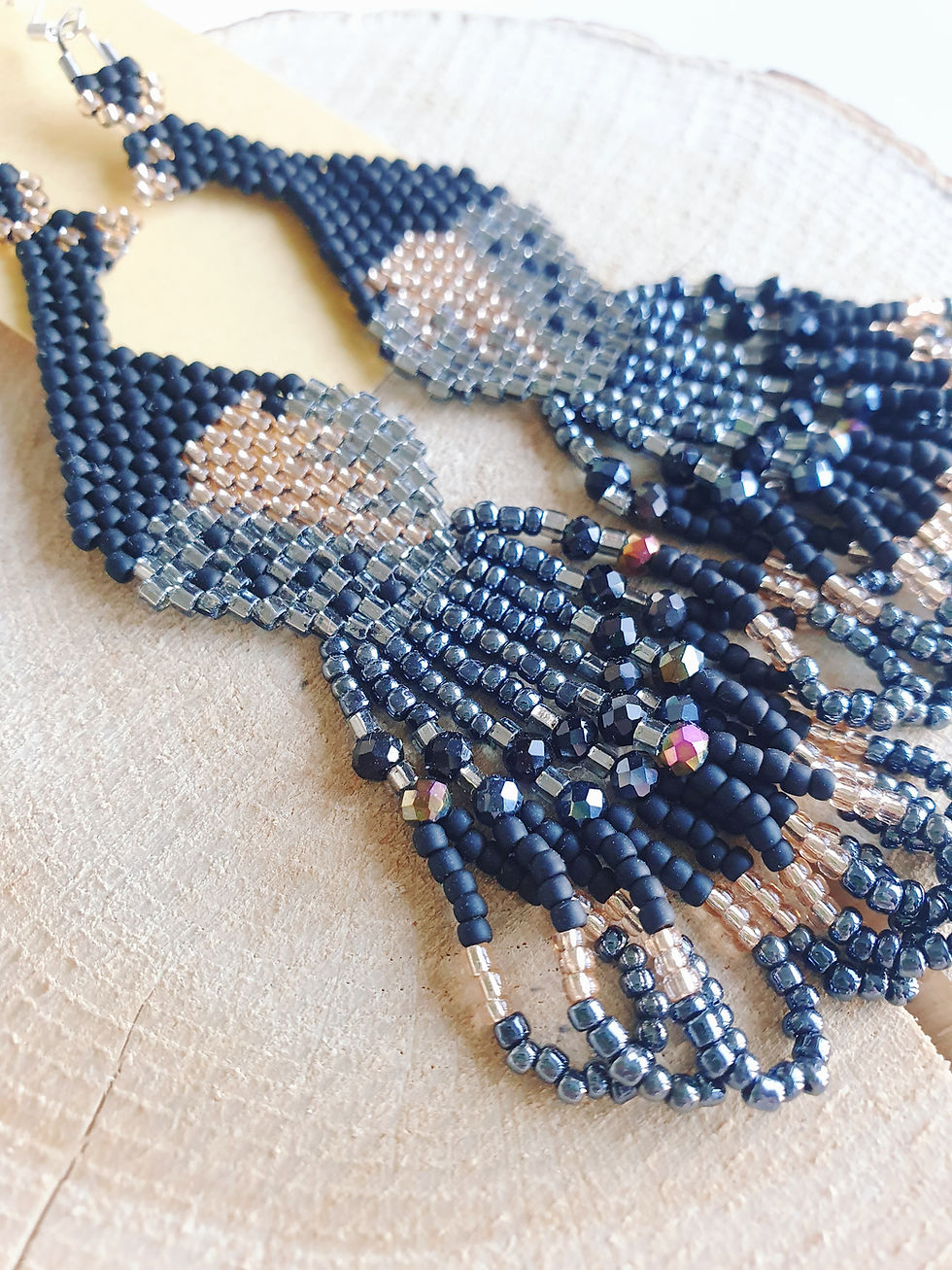 Indexkép: Black peacock - earrings