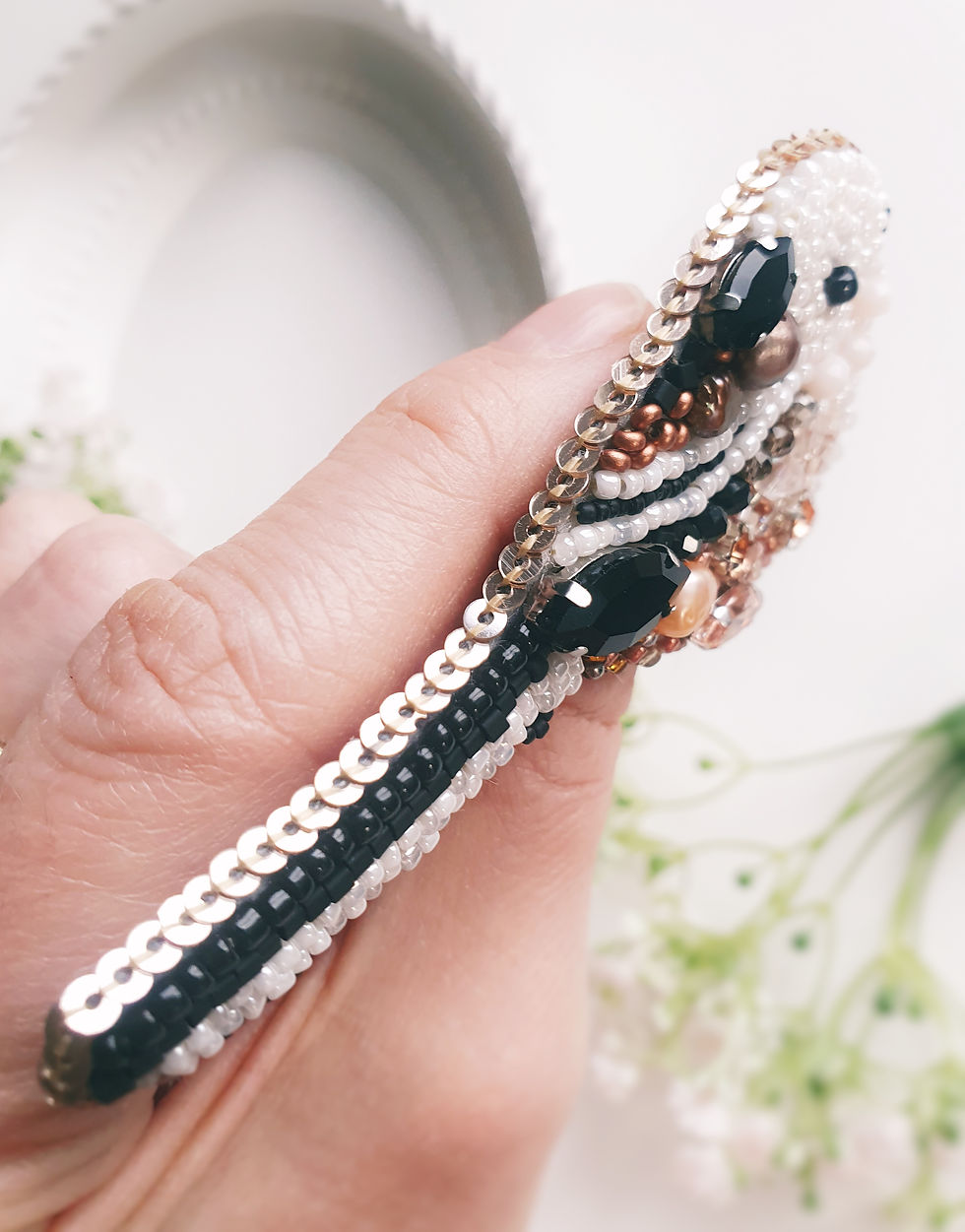 Indexkép: Long-tailed tit - brooch