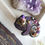 Thumbnail: Chameleon purple - brooch