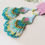 Miniaturbild: Blue Peacock - earrings