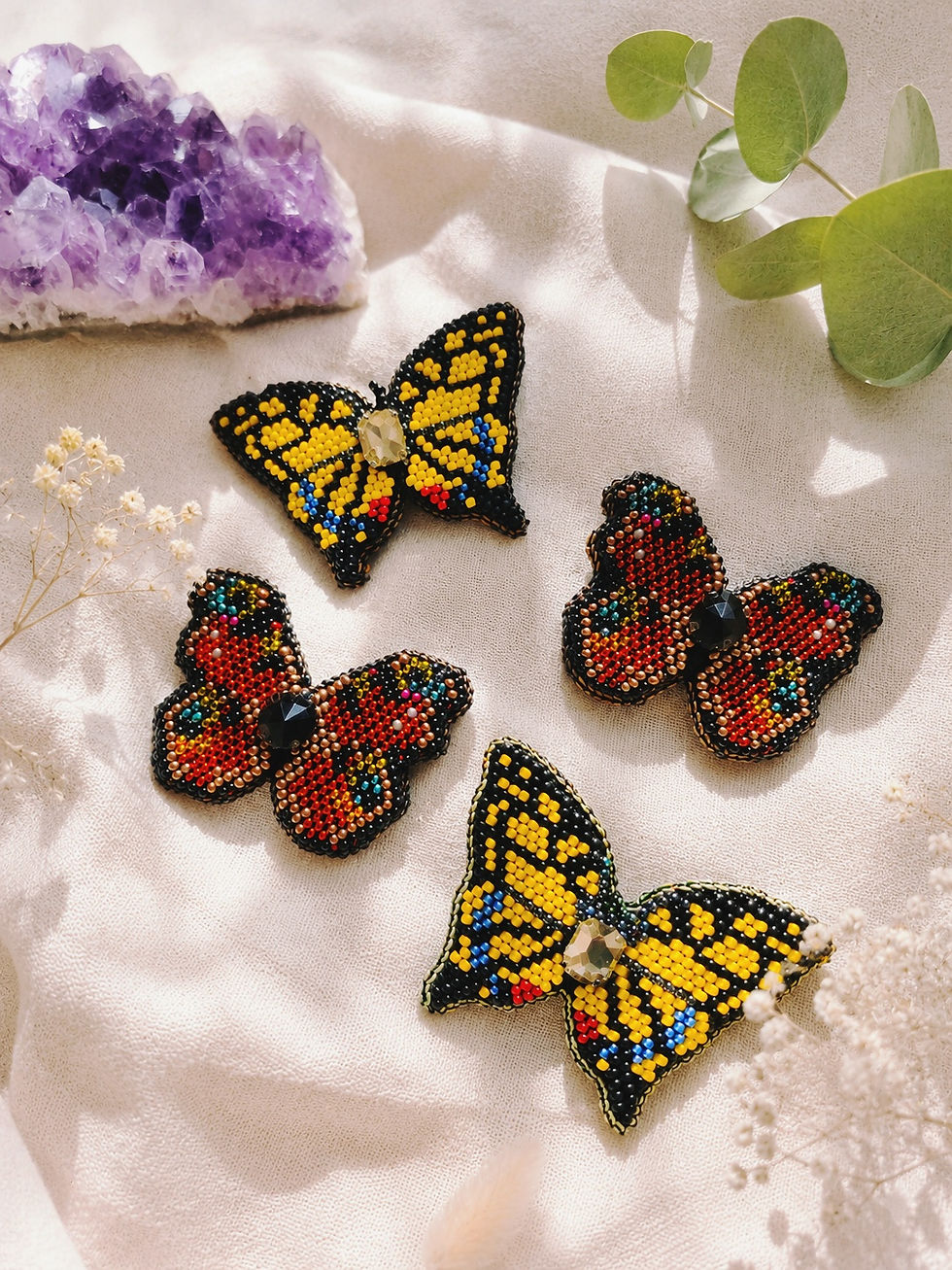 Miniaturbild: Swallowtail butterfly - small hairclip