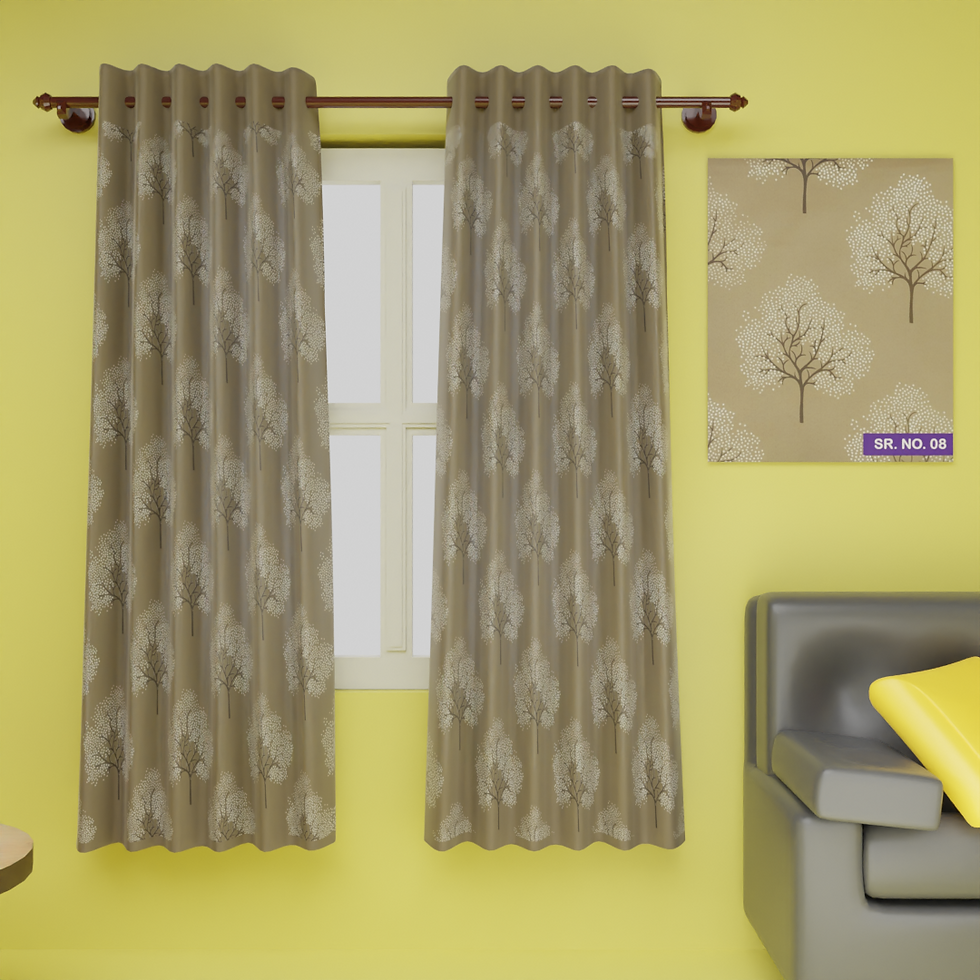 Thumbnail: Tree pattern curtains from Reliable Drapes