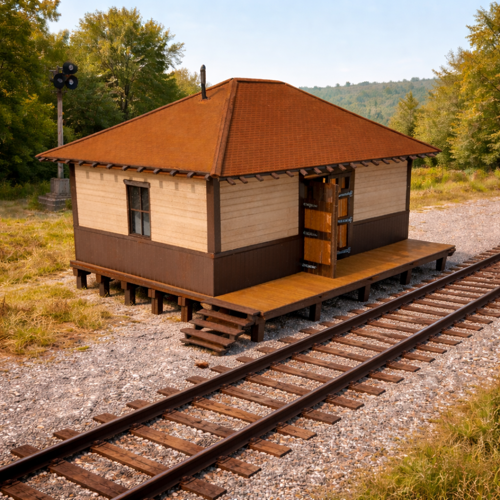 O Scale SMALL COUNTRY FREIGHT HOUSE 1:48th KIT