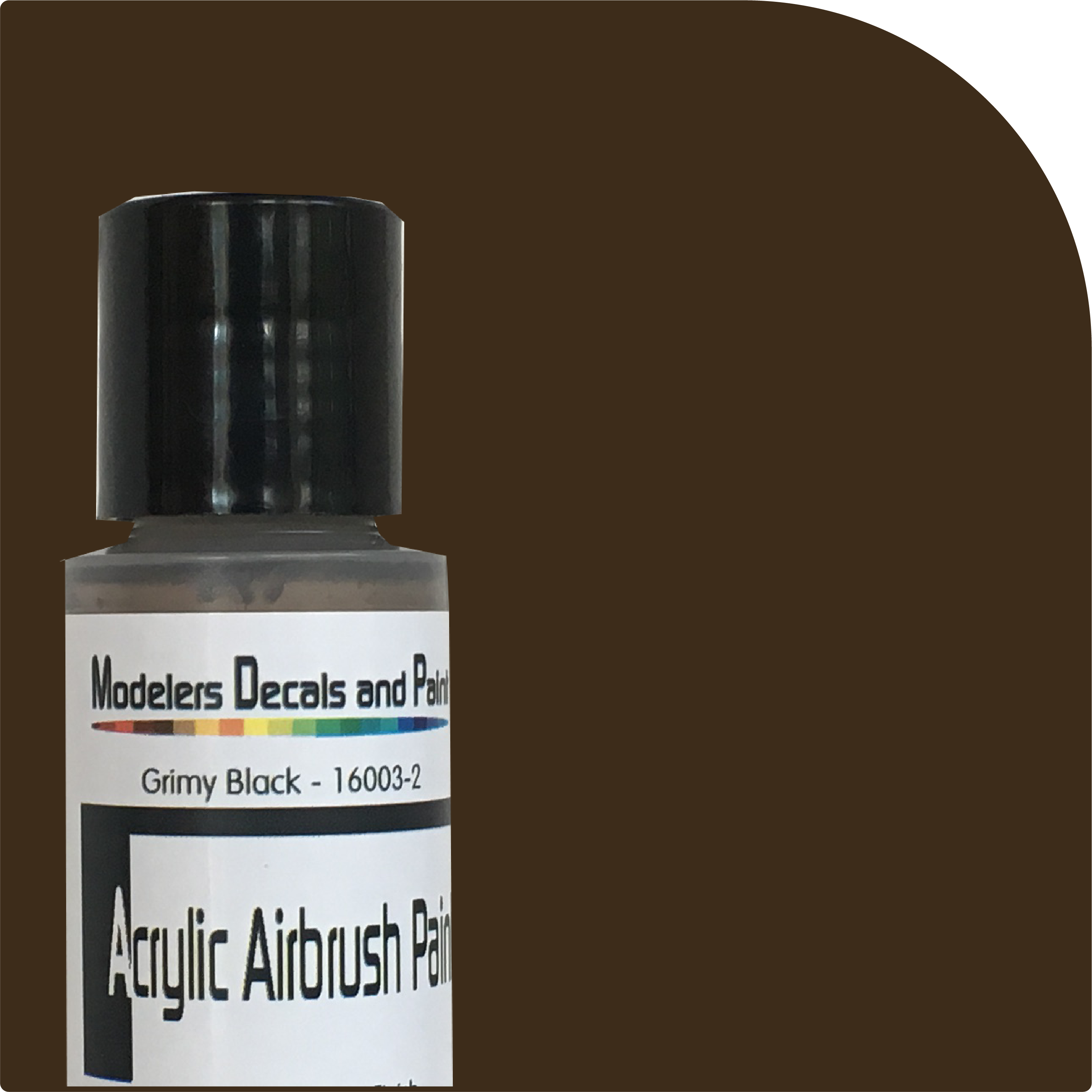GRIMY BLACK Airbrush Paint 1 oz