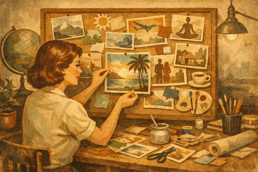 Vision Board Workshop - kreativ Ziele setzen