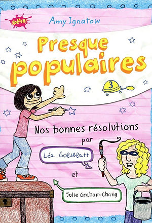 La couverture de Presque Populaires tome 3 avec les deux héroïnes dessinées