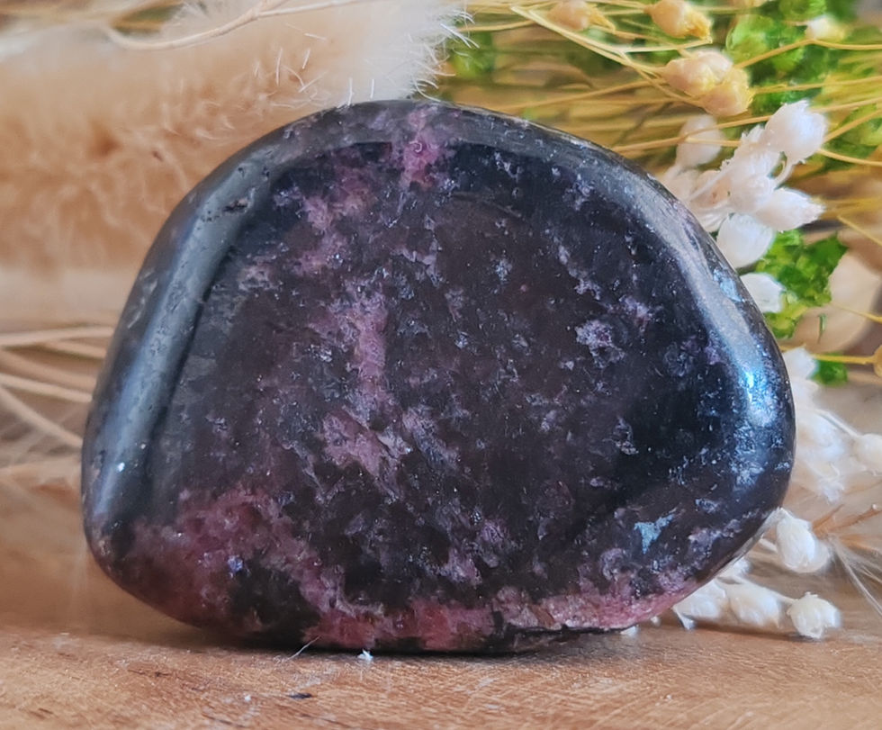 Miniature : Galet en Rhodonite