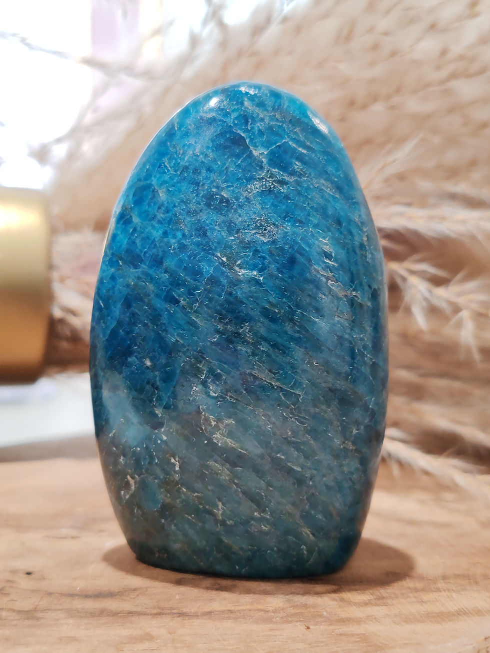 Forme libre en Apatite bleue