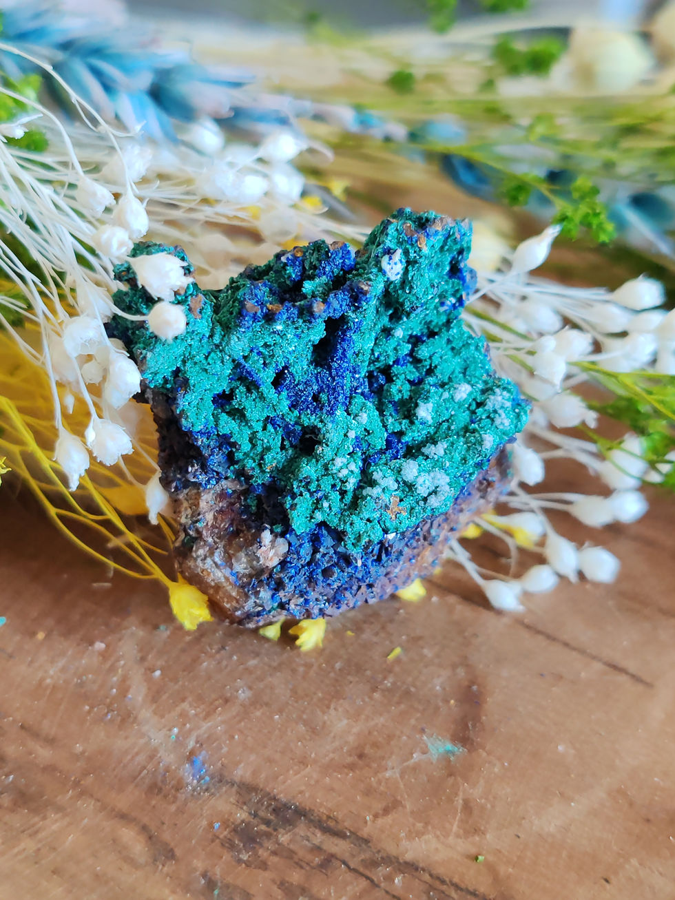 Miniature : Malachite Azurite brute