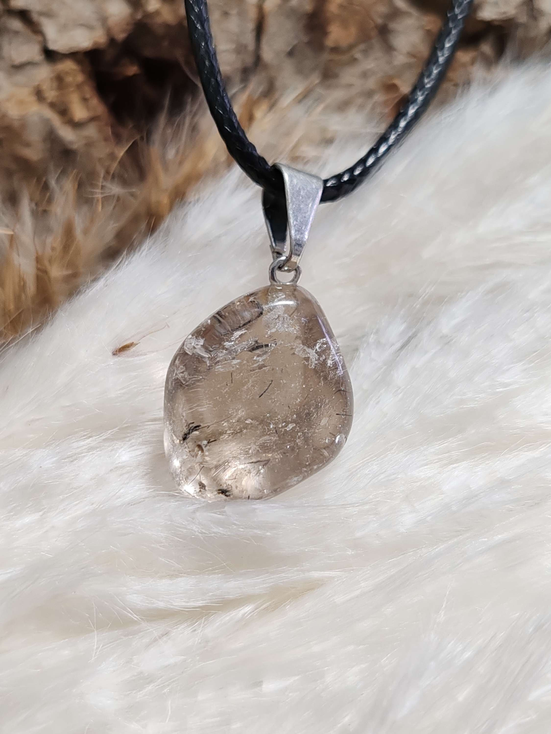 Pendentif en Quartz fumé