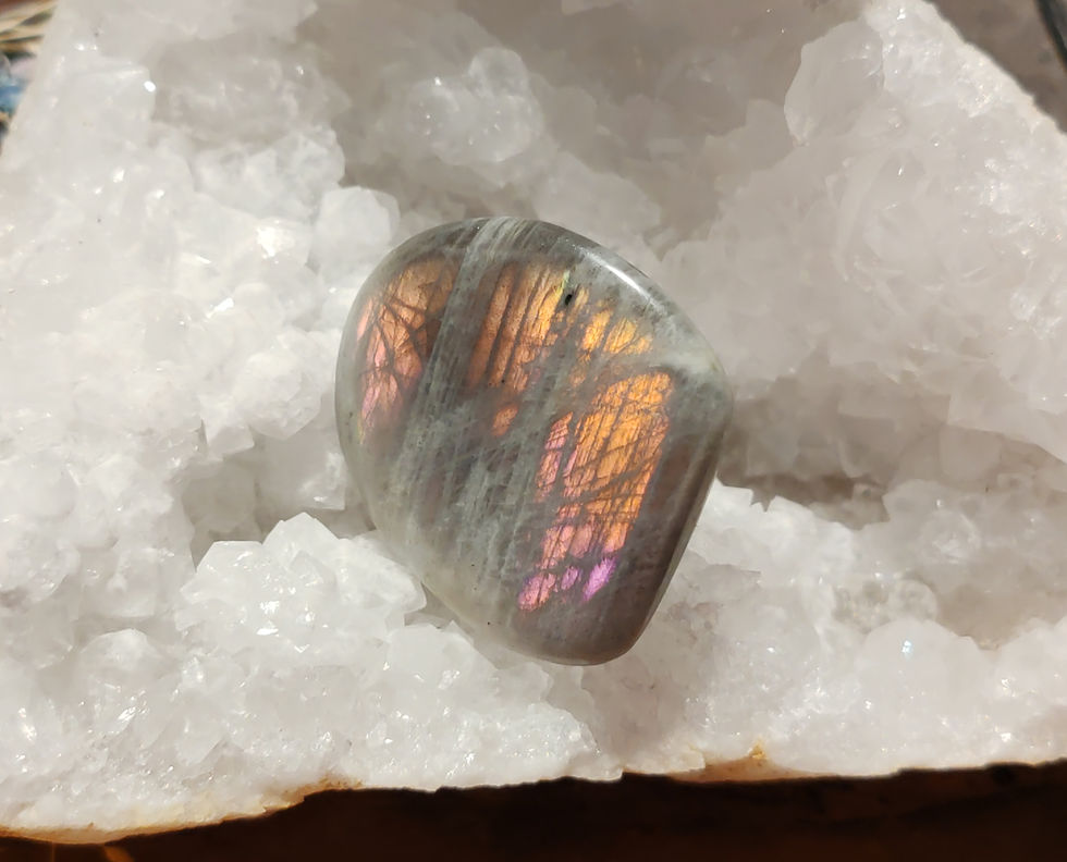 Miniature : Galet en Labradorite Spectrolite