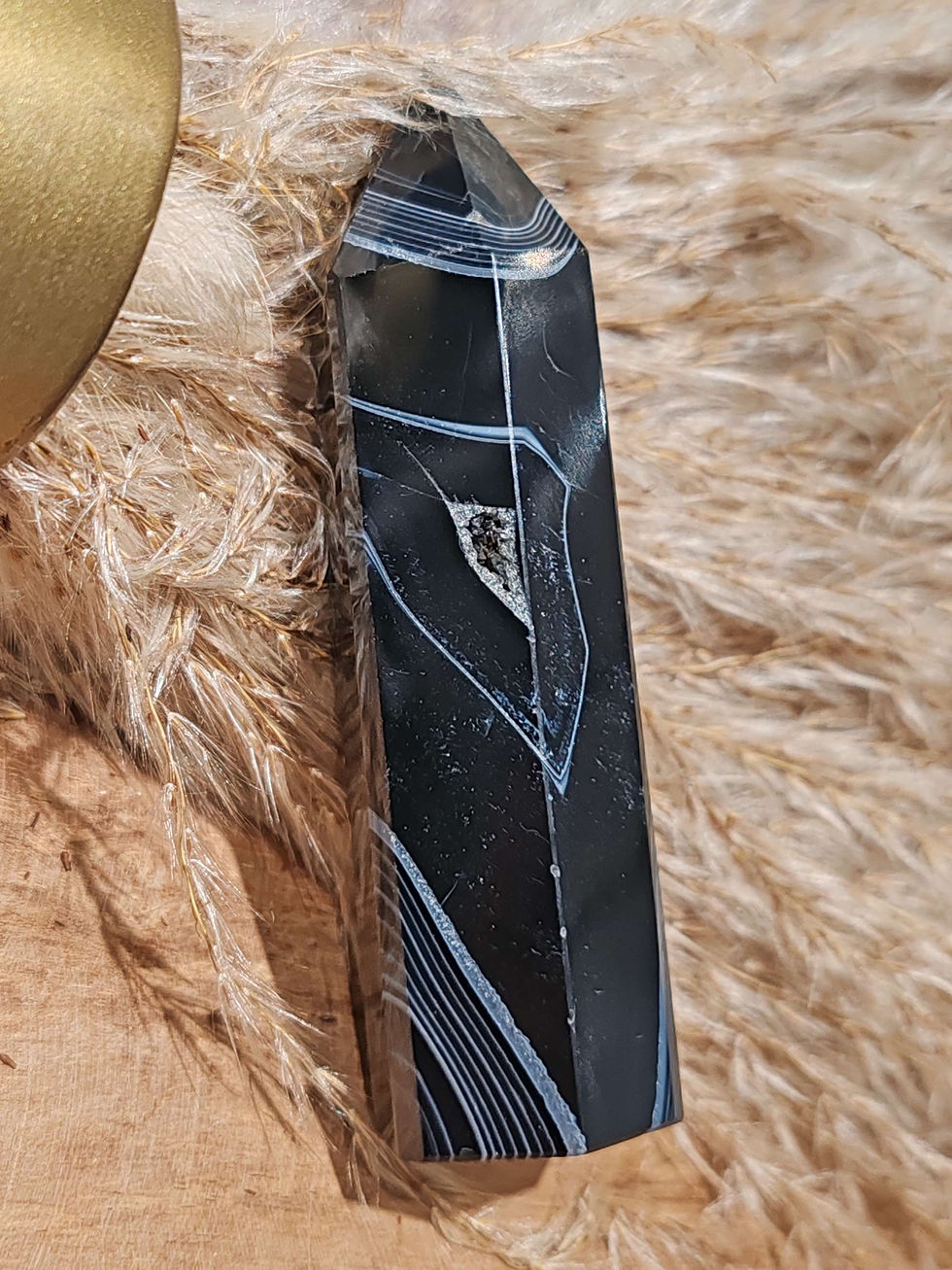 Miniature : Pointe en Agate noire