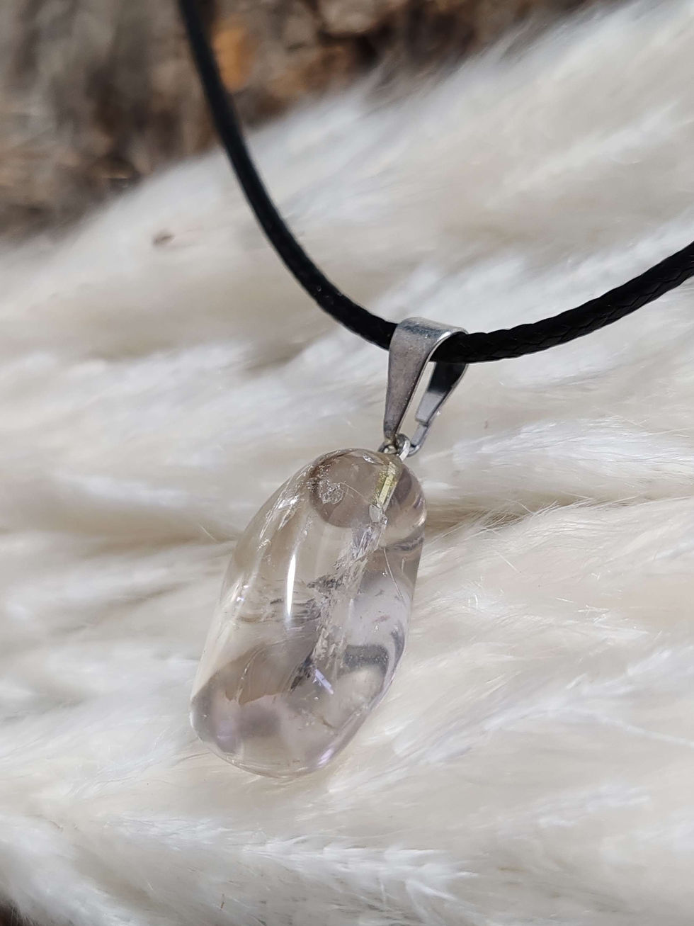 Miniature : Pendentif en Quartz fumé