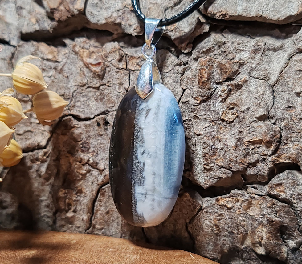 Miniature : Pendentif en Opale Owyhee