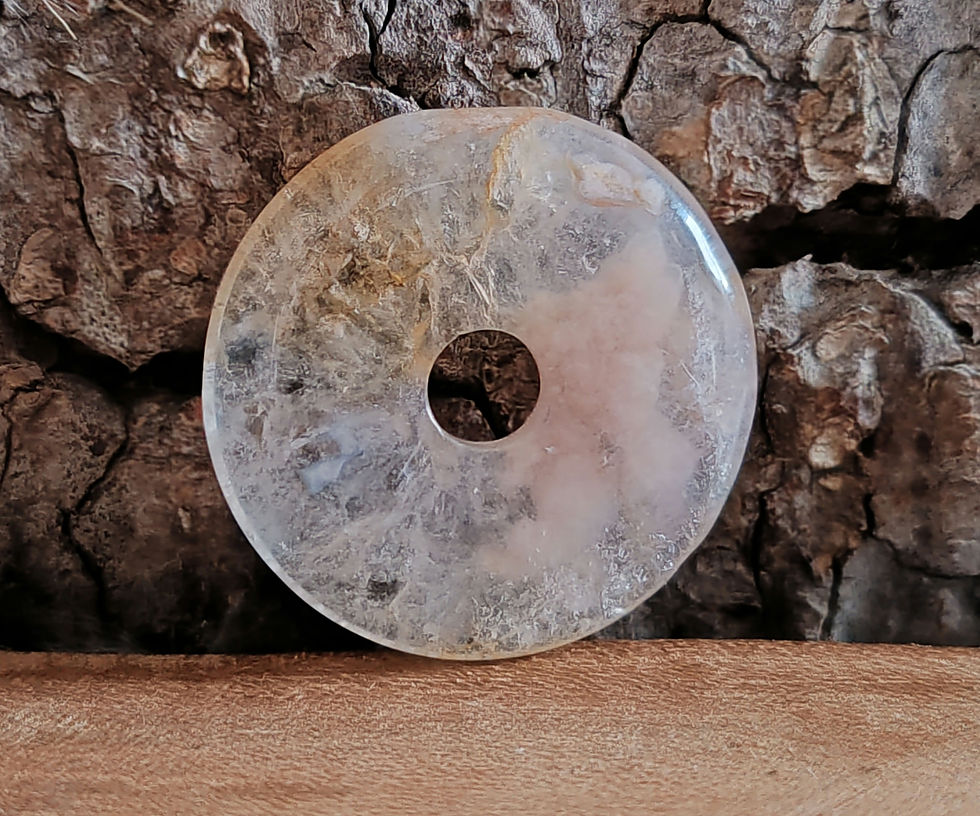 Miniature : donuts en agate fleur de cerisier