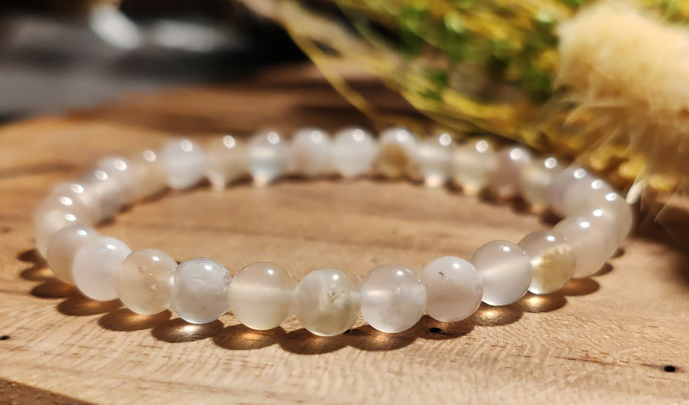 Miniature : Bracelet en Agate fleur de cerisier
