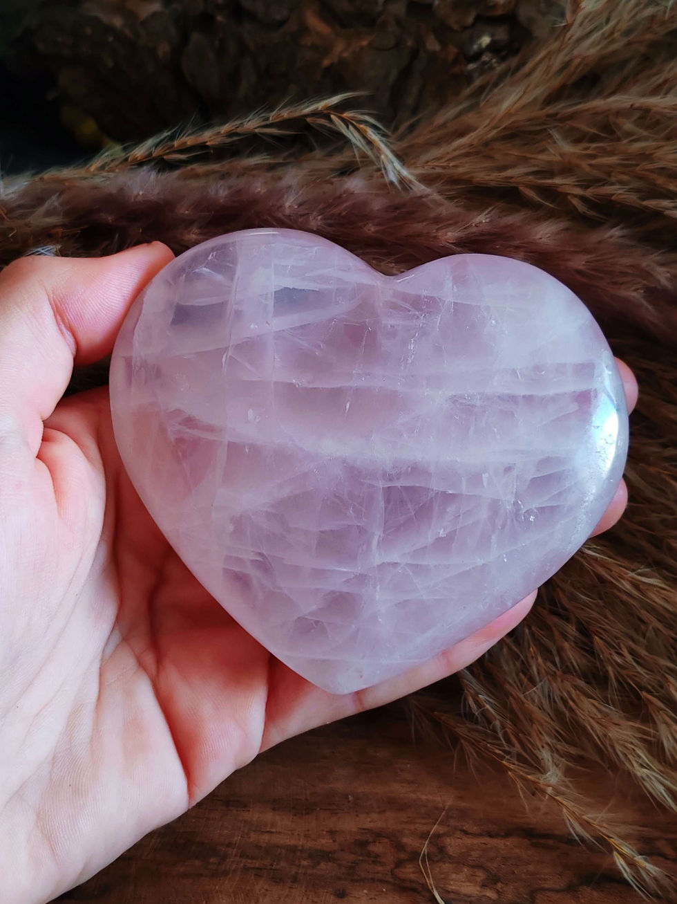 Miniature : Cœur en Quartz rose