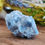 Miniature : Calcite bleue brute