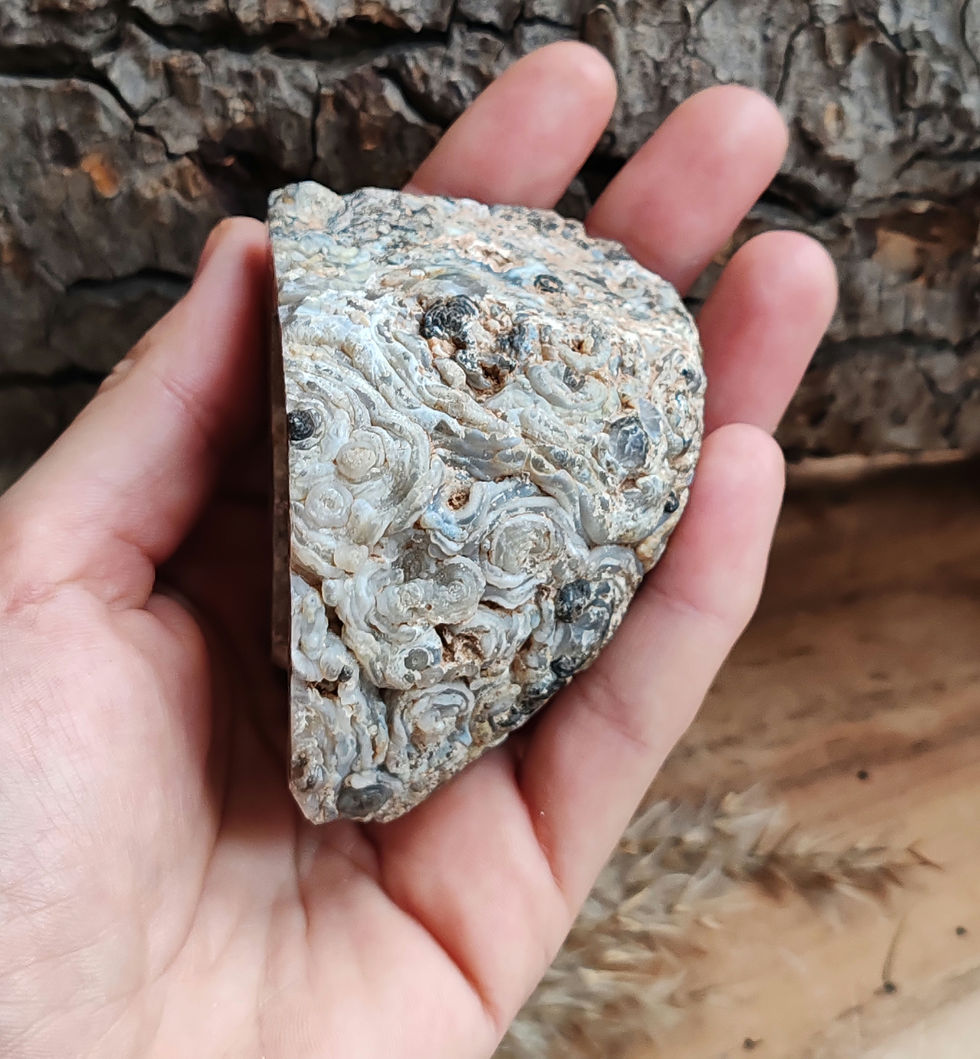 Miniature : demi géode d'agate