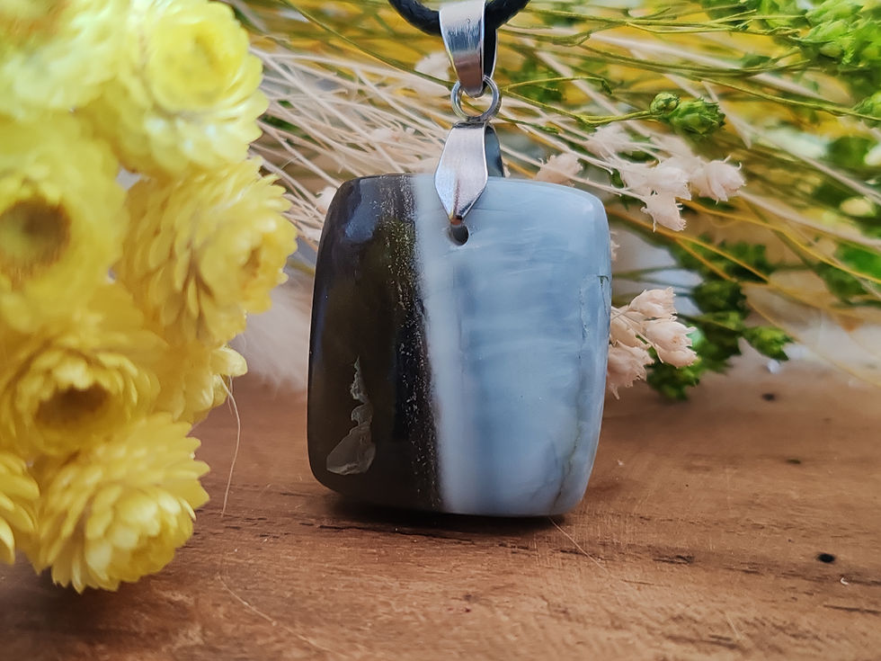 Miniature : Pendentif en Opale Owyhee