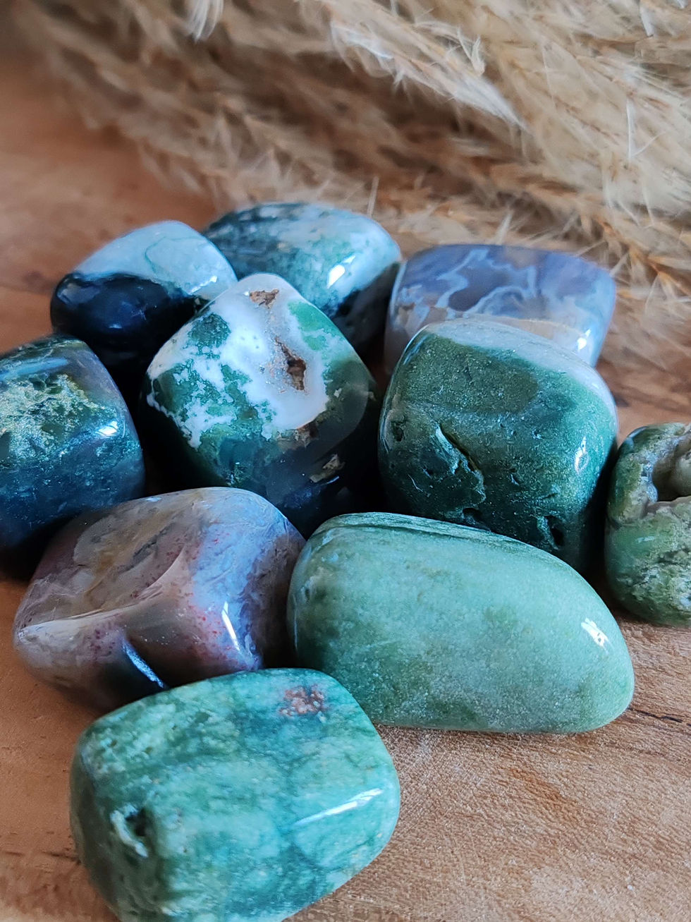Pierre roulée en Agate Indienne