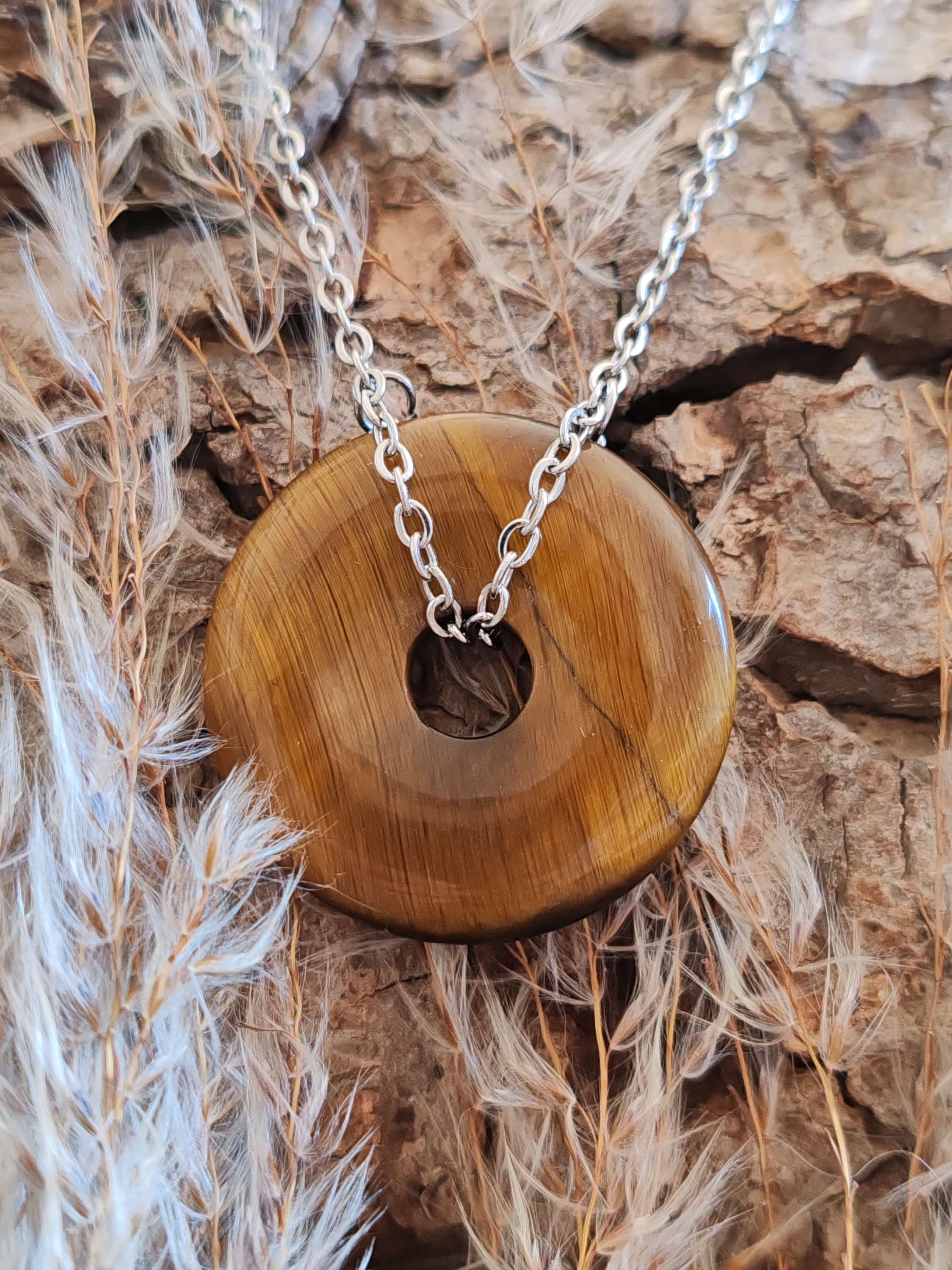 collier en oeil de tigre