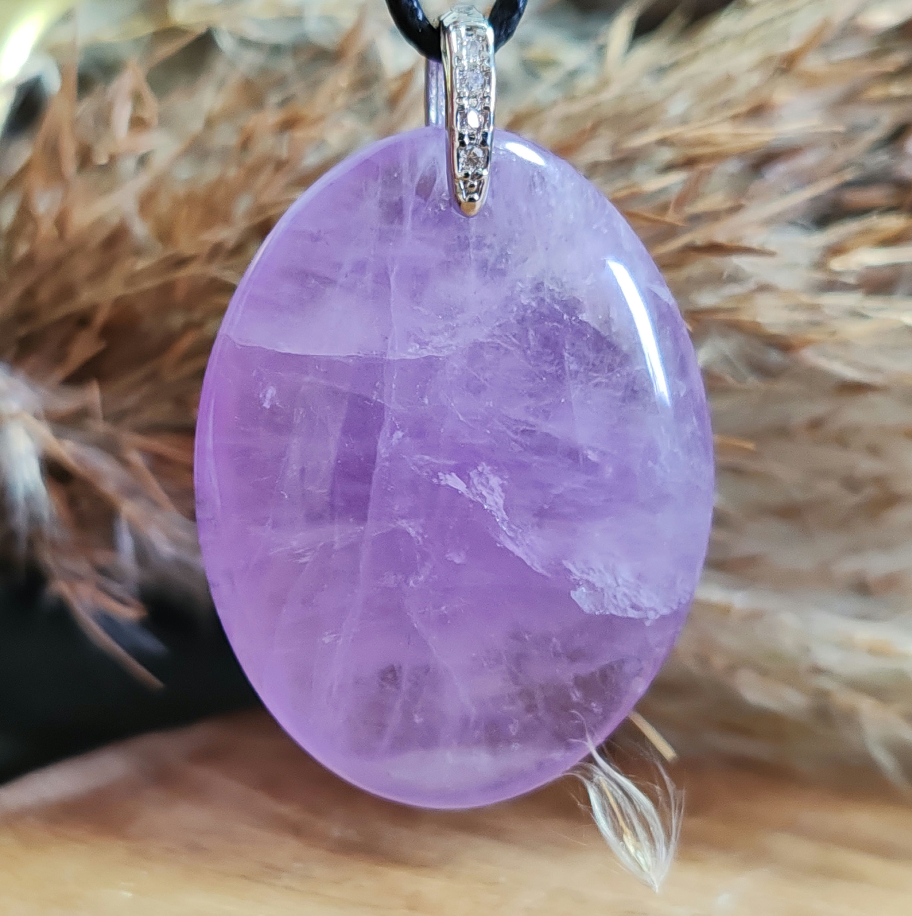 pendentif en améthyste