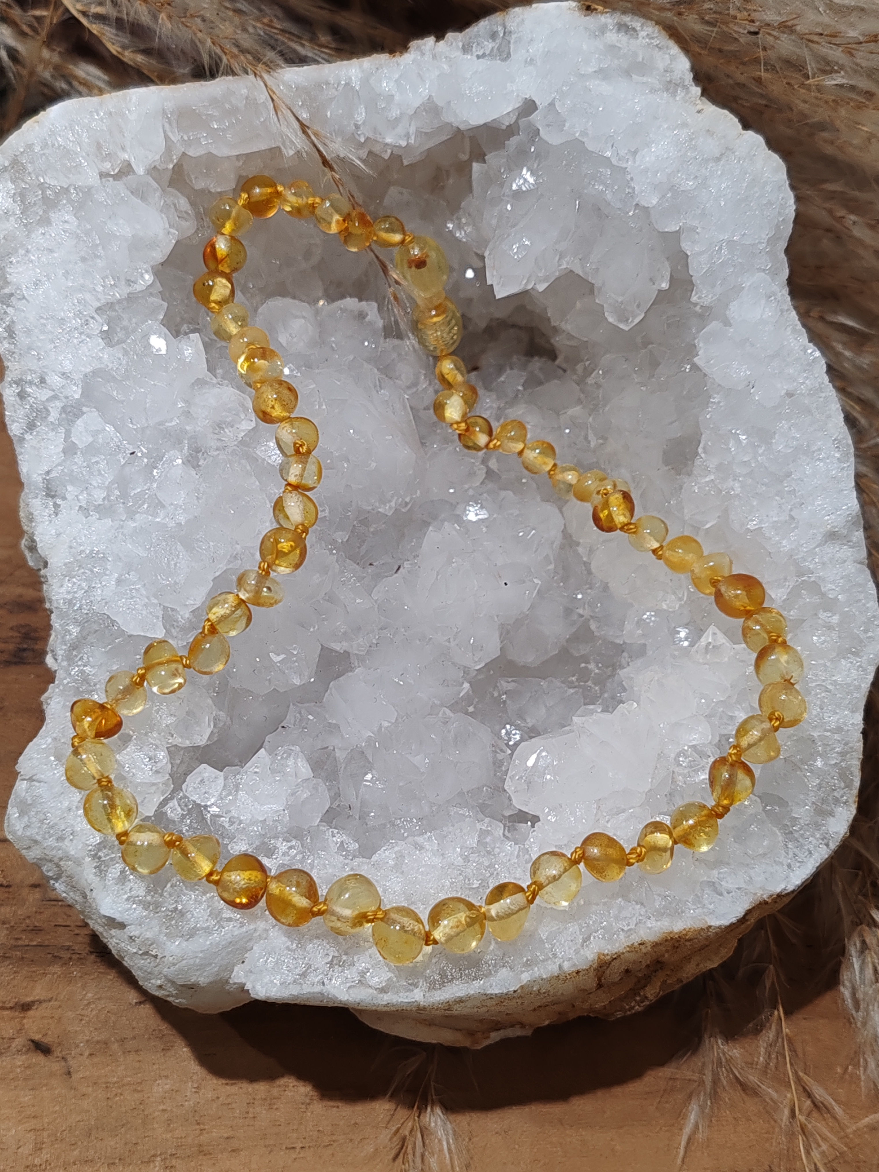 Collier bébé en Ambre