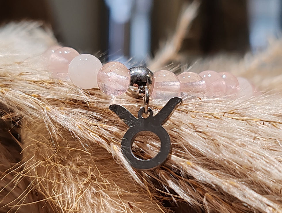 Miniature : Bracelet en Quartz rose sous le signe du Taureau