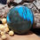 Miniature : Galet bleue en Labradorite