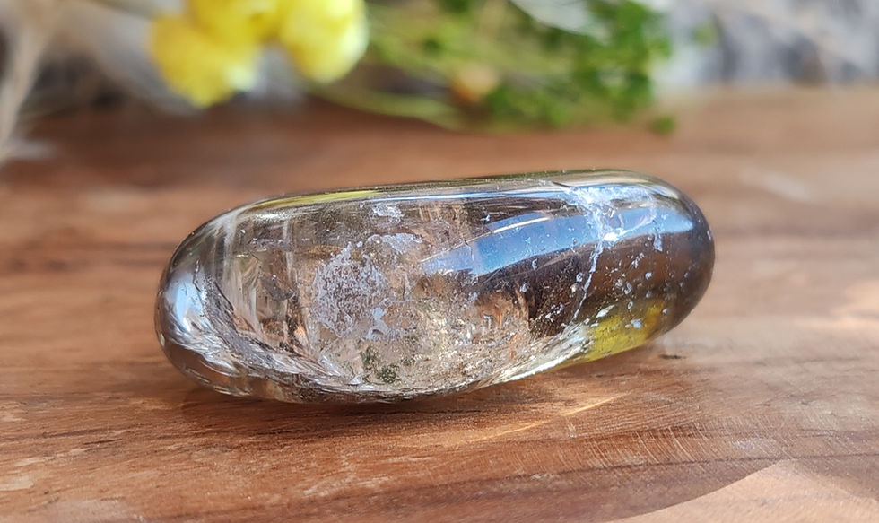 Miniature : Pierre roulée en Quartz Fumé