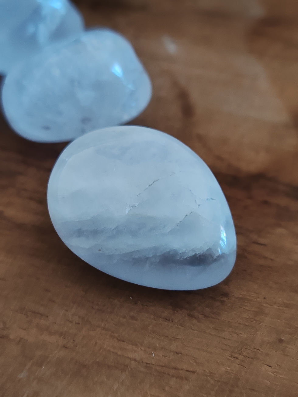 Miniature : Cristal de roche en Pierre Roulée