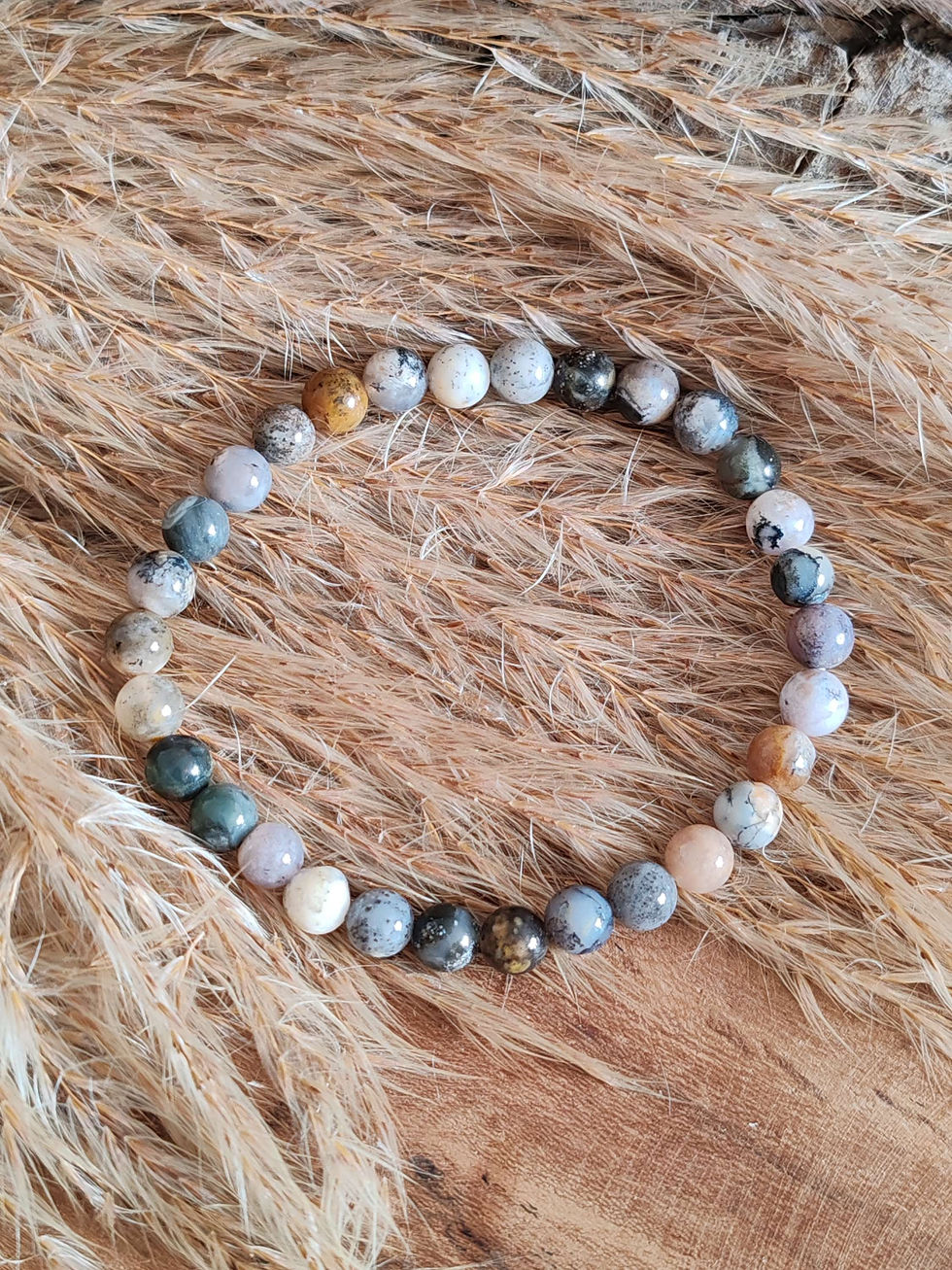 Bracelet en Agate Dentrique