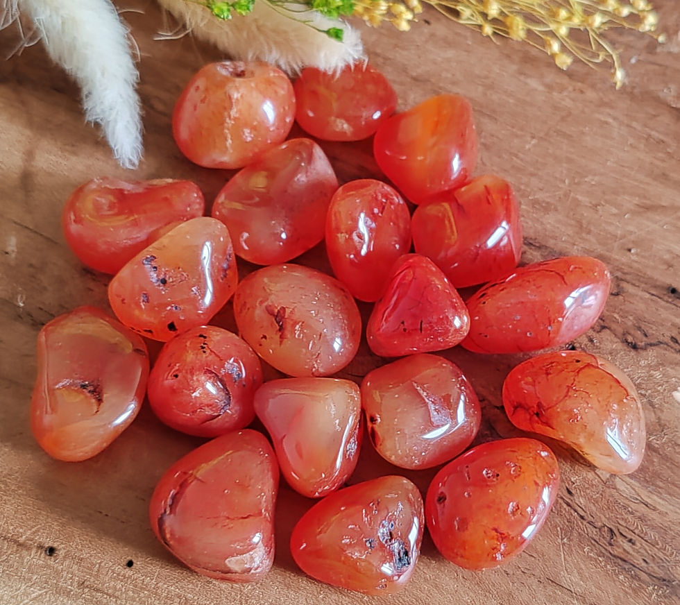 Miniature : Pierre roulée en Cornaline Qualité extra