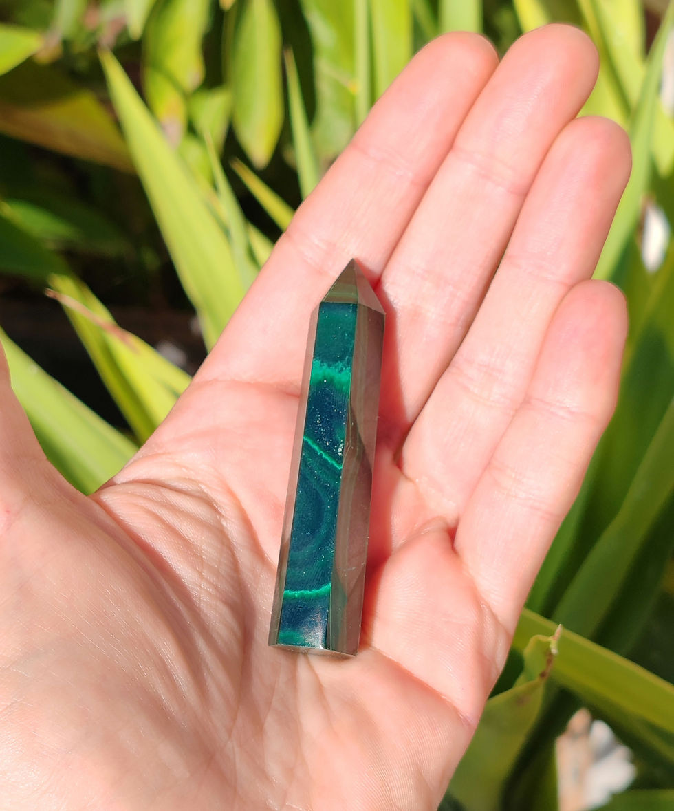 Miniature : Pointe polie en Malachite