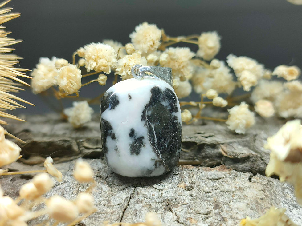 Miniature : Pendentif en Jaspe Zèbre 