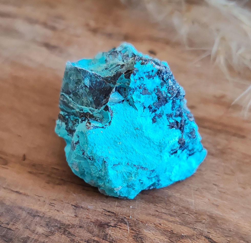 Miniature : chrysocolle brute