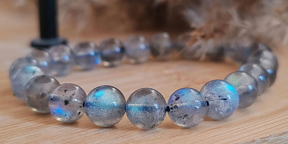 Miniature : bracelet en labradorite