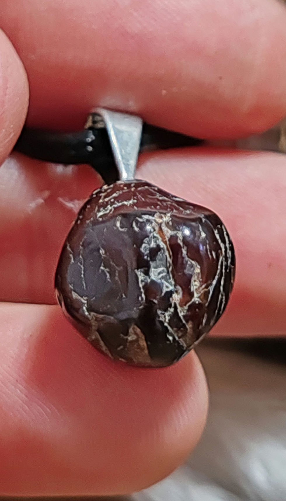 Miniature : Pendentif en Grenat almandin rouge