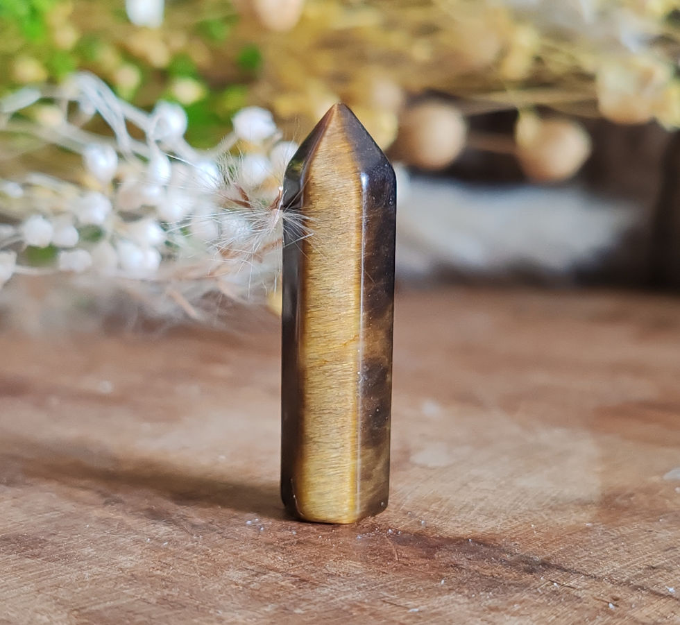 Miniature : Mini pointe en Oeil de tigre