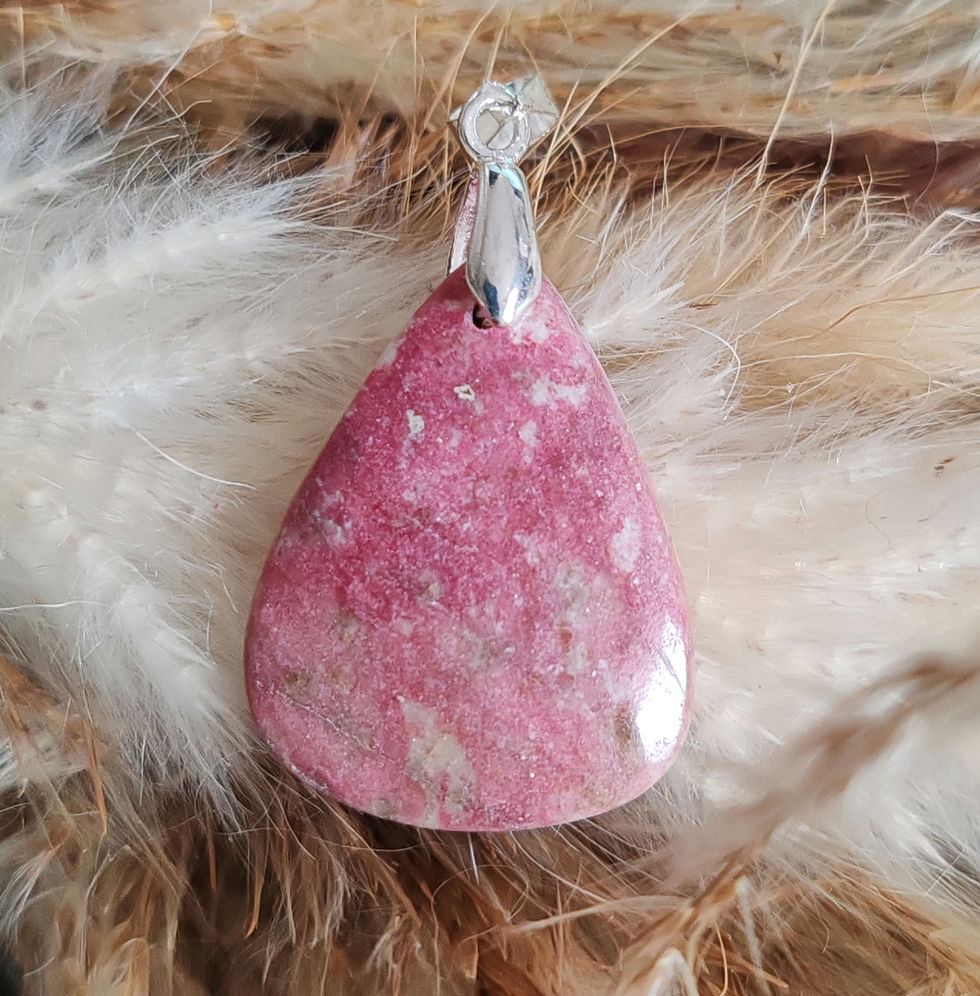 Miniature : pendentif en thulite