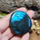 Miniature : Galet bleue en Labradorite